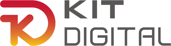 Logotipo de Kit Digital, un programa diseñado para impulsar la transformación digital de las empresas, destacando su enfoque en la innovación y el crecimiento tecnológico.